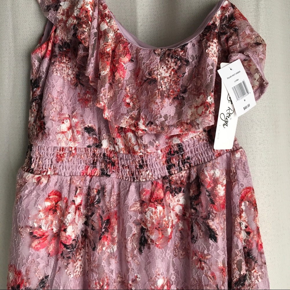 Love Reign One Shoulder Floral Lace Dress - Picture 3 of 8